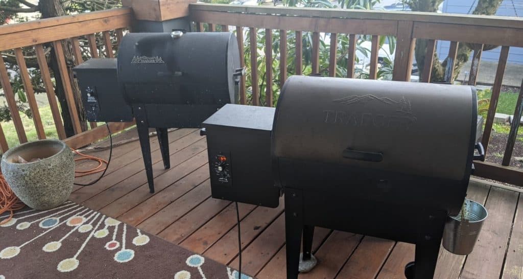 Using Pellet Grills And Smokers Under Covered Porch Patio Or Deck